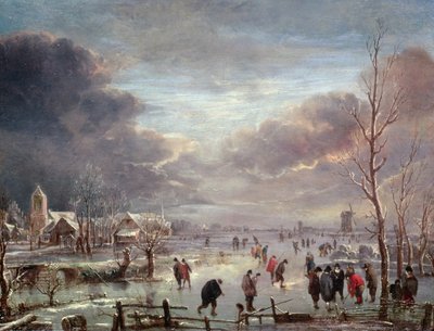 Landschaft im Winter von Aert van der Neer